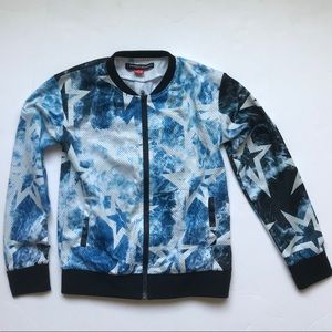 Perfect Moment Kids Star Print Mesh Jacket